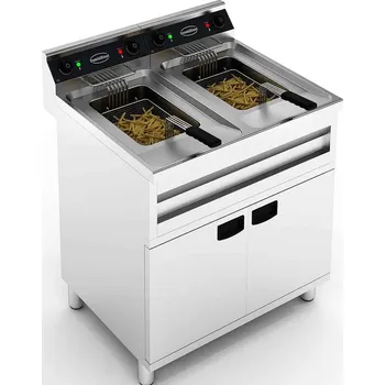 fritéza Elektrická fritéza CS 2X12L 2X6KW