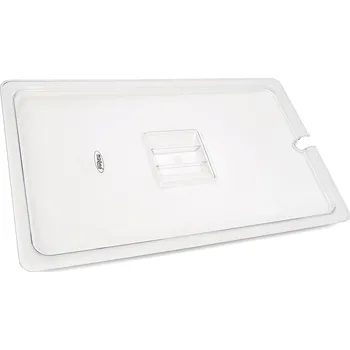 Dóza na potraviny Gastronádoba s víkem 1/1 GN &#8211; s prohlubní &#8211; Polykarbonát