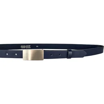 Opasek PENNY BELTS Kožený opasek 2506-56 modrý - 100 cm