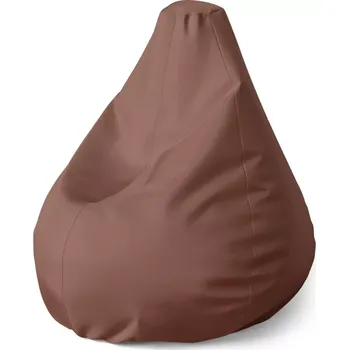 Sedací pytel Sablio Sedací vak Pear Kaštanová: 140 x 100 x 25 cm