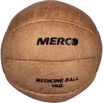 Merco Leather kožený medicinální míč Hmotnost: 4 kg