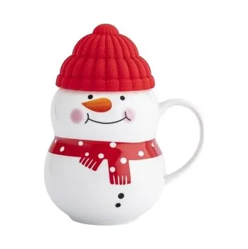 KUBEK ZIMOWY NBC 380 ML Z SILIKONOWĄ CZAPECZKĄ BAŁWANEK B W OPASCE