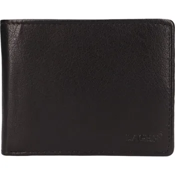 Peněženka Lagen pánská kožená peněženka černá V-104 BLACK