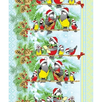 Vaflové piké Zpěváci - š. 50 cm