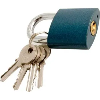 Visací zámek PHT Visací zámek litina 38mm - modrý