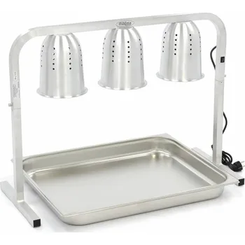 Trojitá topná lampa – včetně 3 lamp – včetně 1 x 2/1 GN kontejneru