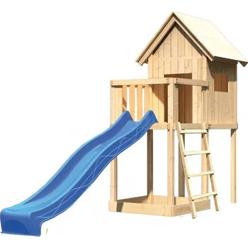 Dětský domeček Dětský domeček se skluzavkou Dekorhome