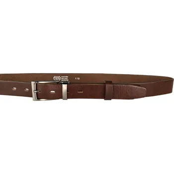 Opasek PENNY BELTS Pánský kožený opasek 30-100-8-506 hnědý - 110 cm