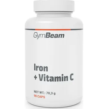 GymBeam Iron + Vitamin C 90 kaps. 90 kaps.