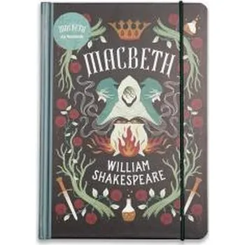 Set školních potřeb Szekspir Notatnik A5 linia twardy z gumką - Makbet