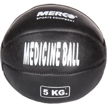 Medicinbal Merco Black Leather kožený medicinální míč Hmotnost: 4 kg
