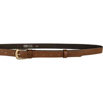 Módní doplněk PENNY BELTS Kožený opasek Z2504-48 hnědý - 105 cm