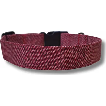 Obojek pro psa Softshellový obojek pro psa - JEANS ČERVENÝ, S, 2 cm