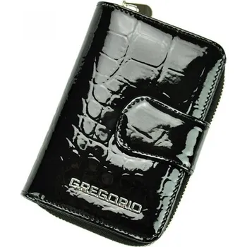 Peněženka Luxusní dámská kožená peněženka Isidora croco, černá