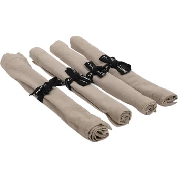 Home Styling Collection Podložky na stůl pod talíř, bavlněné, 4 ks, 48 x 33 cm, béžová, bavlna