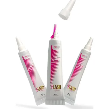 Průmyslové lepidlo Pink Flash Switzerland Flash Glue růžové lepidlo na lash lifting 10 g