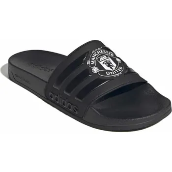 Pánské pantofle Adidas Pantofle MANCHESTER UNITED Shower Fullblack velikost: 7