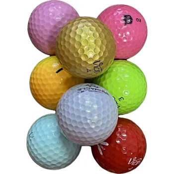 Golfový míček Golfové míčky - barevný mix značek Barva: Barevný mix, Opotřebení: AAA/AA