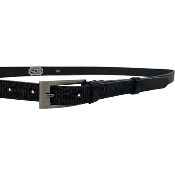 Opasek PENNY BELTS Kožený opasek 20-184-603 černý - 75 cm