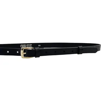 Opasek PENNY BELTS Kožený opasek 20-202Z-63 černý - 85 cm