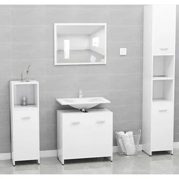 Koupelnový nábytek vidaXL Koupelnová sestava kompozitní dřevo [802582] Barva: dub sonoma