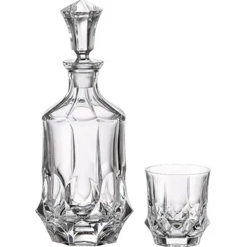 Bohemia Crystal Whisky set Soho (1 karafa + 6 sklenic)
