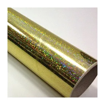 Polep vozidla Fantasy sequins gold PRIME, zlatá folie s holografickým efektem (61 x 400 cm) SAMOLEPKA NA AUTO, NÁLEPKA, FÓLIE, POLEP, TUNING, VLASTNÍ TEXT, TISK, AUTOSAMOLEPKY.cz, POLEPY, OBRÁZEK, LOGO, 3D STICKERS