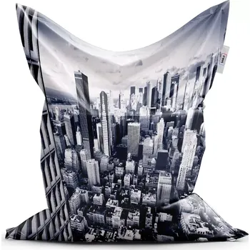 Sedací pytel Sablio Sedací vak Mrakodrapy 2 - 200x140 cm