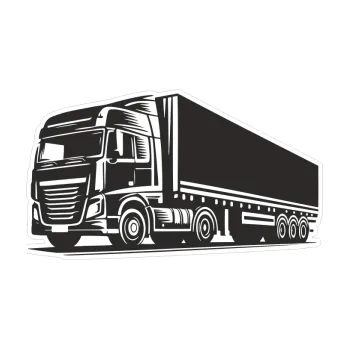 Polep vozidla Barevný kamion 001 levá černobílý (5 x 2,9) SAMOLEPKA NA AUTO, NÁLEPKA, FÓLIE, POLEP, TUNING, VLASTNÍ TEXT, TISK, AUTOSAMOLEPKY.cz, POLEPY, OBRÁZEK, LOGO, 3D STICKERS