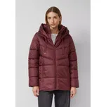 s.Oliver prošívaná bunda s kapucí vínová Velikost: 38