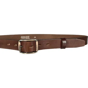 Opasek PENNY BELTS Kožený opasek 30-198-506 hnědý - 95 cm