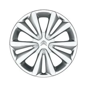 Poklice na kolo ORIGINÁLNÍ DÍL CITROËN - PEUGEOT Sada krytů kol 16“ Nuclear se středem Bílá Banquise – originál poklice Citroën (9406J2)