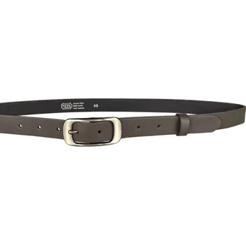 Opasek PENNY BELTS Kožený opasek 17350 šedý - 85 cm