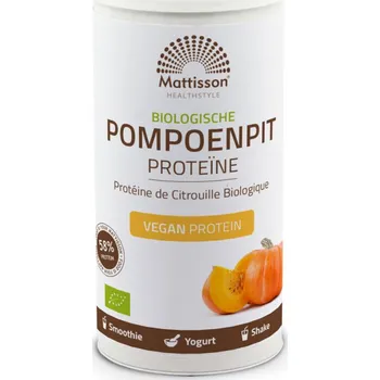 Speciální výživa Mattisson BIO Proteinový prášek z dýňových semínek 58 % - 250 g - DMS 11/25