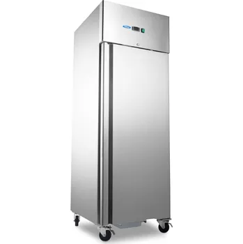 Lednice Chladnička – 600 l – 3 nastavitelné police (2/1 GN) – nerezová ocel – na kolečkách