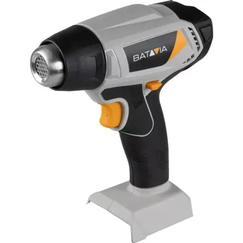 Dílna Aku bezdrátová horkovzdušná pistole, 18V Li-Ion, max. teplota 550°C, 200 l./min., bez baterie a nabíječky, bateriová platforma MAXXPACK BATAVIA (BATAVIA)