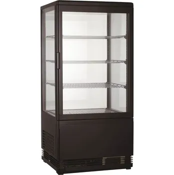 Cukrářská vitrína CS 68L černá