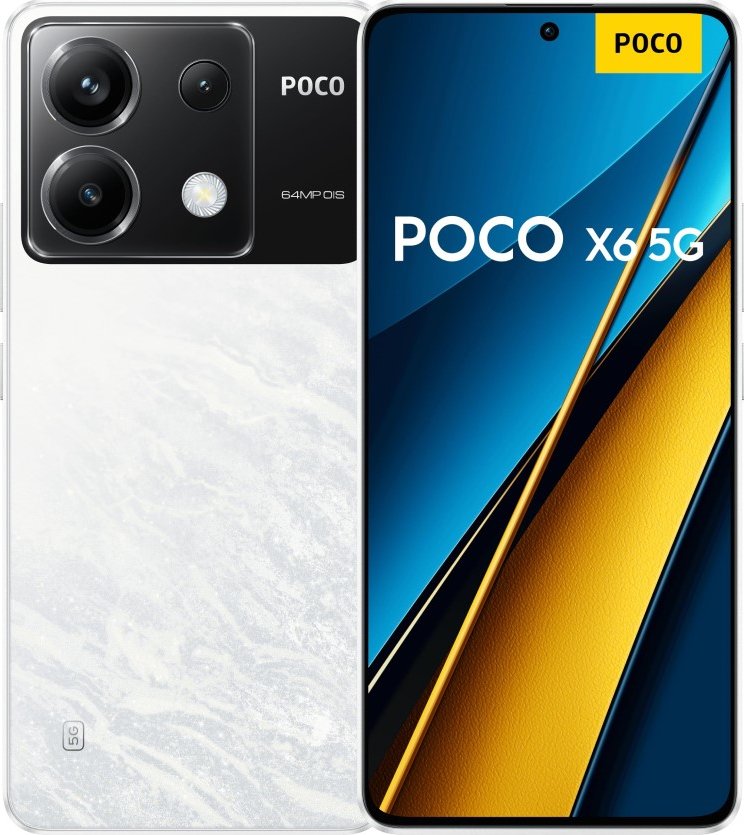 Mobilní telefon POCO X6 5G White 8 GB RAM 256 GB ROM