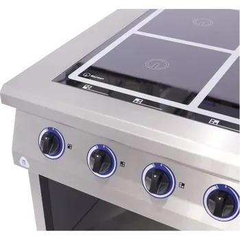 Vařič ALBA E-C-TG IHB-2/900 Indukční sporák – 2 plotýnky FS – s volným prostorem s policí