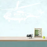 Sablio Vojenský vrtulník 2 - 120x66 cm