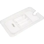 Gastronádoba víko 1/4 GN – s prohlubní – polykarbonát