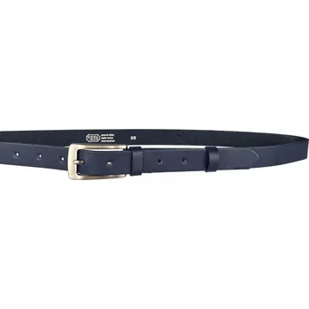 Módní doplněk PENNY BELTS Kožený opasek 17656 modrý - 95 cm