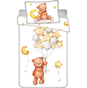 Povlečení Jerry Fabrics Medvídek Cute Baby 100 x 135, 40 x 60 cm zipový uzávěr