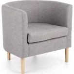 Křeslo Halmar CLUBBY šedé