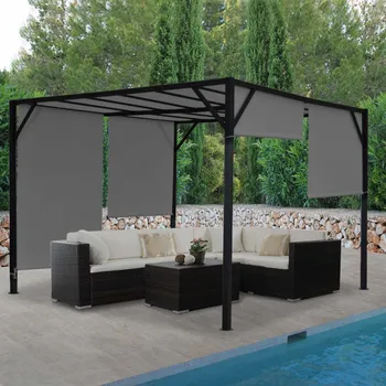 Pergola Pergola se stahovací střechou 3x3 m Dekorhome