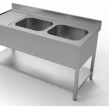 Nerezový dřez CS700 Dřezový stůl pravý 1600