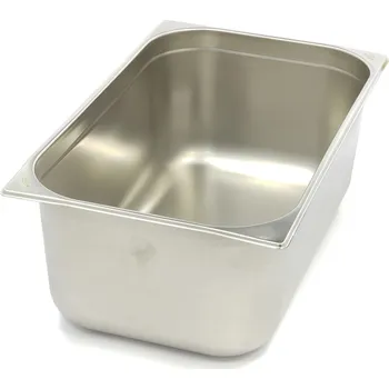 Dóza na potraviny Gastronádoba 1/1 GN – hloubka 20 cm – 53 x 32,5 cm – nerezová ocel