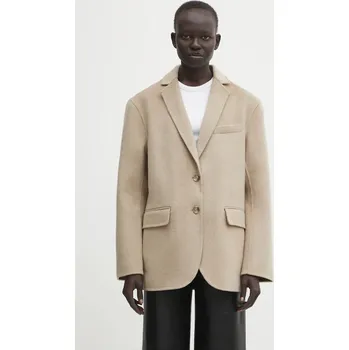 Dámské sako Vlněné sako Anine Bing quinn béžová barva, A.01.11293, M, 80X