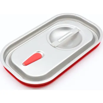 Dóza na potraviny Gastronádoba s víkem 1/4 GN – vzduchotěsné těsnění – nerezová ocel