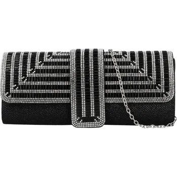 Kabelka Módní dámské psaníčko Michelle Moon Asiri, černé